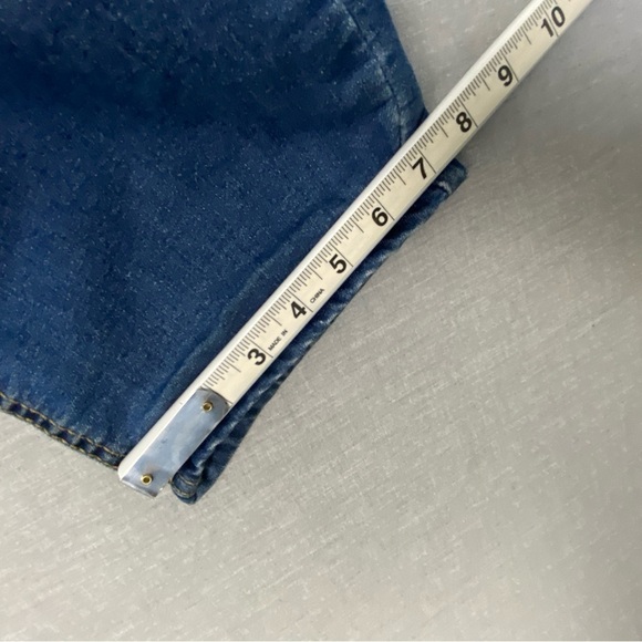 Bit & Bridle Fleece Lined Jeans Sz 12 Mid Rise Straight Leg - Picture 9 of 10